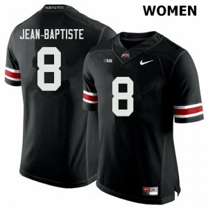 Women's Ohio State Buckeyes #8 Javontae Jean-Baptiste Black Nike NCAA College Football Jersey Hot SQP8744FZ